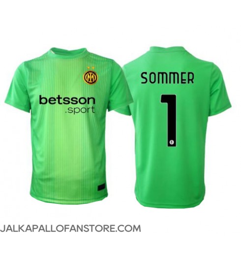 Inter Milan Yann Sommer #1 Maalivahdin Kolmaspaita 2025-26 Lyhythihainen Inter Milan Yann Sommer #1 Maalivahdin Kolmaspaita 2025-26 Lyhythihainen